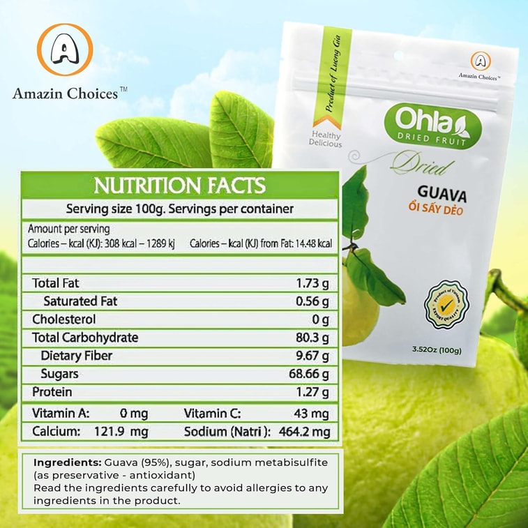 Dried Guava 100g